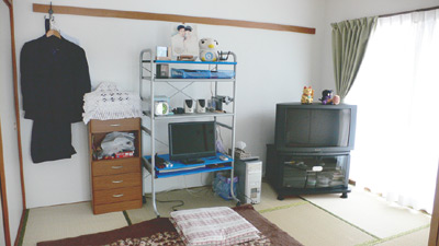 LDKの隣の和室の広さは6畳。窓が大きいため、開放感があり日当たりも良い