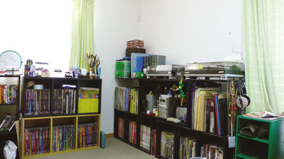 ご主人の趣味に関するものがぎっしり詰まった１室