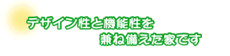 デザイン性と機能性を兼ね備えた家です。栗原さんファミリー