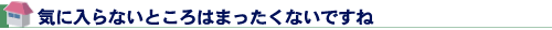 完成した家を見たら、すぐに気に入ってしまいました