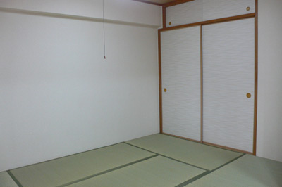 LDに隣接する和室。天袋があり収納も充実している