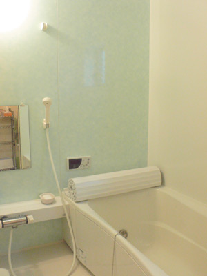 ゆったりと長く入れて、お子さんもお風呂好きになったという広いお風呂