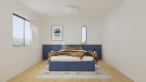 断熱等級5・高断熱サッシ採用で、一年中快適な主寝室。外気の影響を受けにくく、静かで心地よい眠りを家族の毎日に届けます。