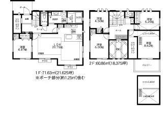 ◆バルコニーを備え、明るく開放的な住空間を演出<br>◆延床面積約40坪!ゆとりある4LDKの新築邸宅
