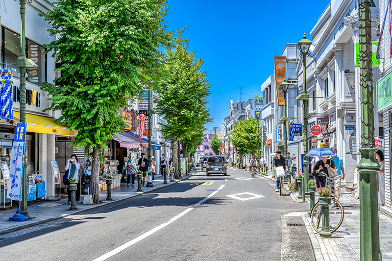 春のたまプラーザ駅周辺